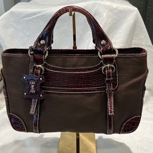 EUC Celine Brown Canvas Boogie Handbag